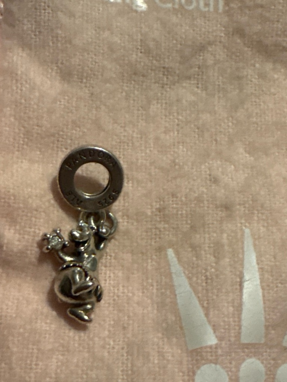 Pandora Silver Disney Baloo Dangle Charm - Silver